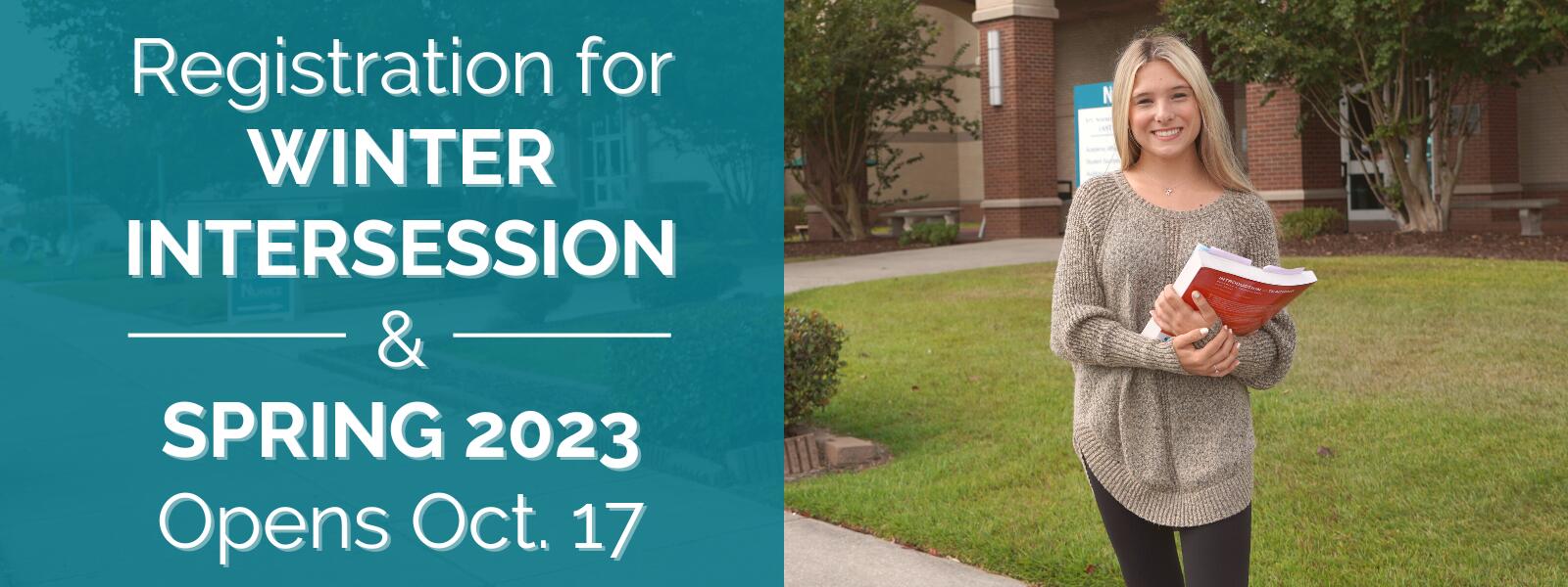 Register Now for Winter Intersession & Spring 2023 Opens Oct. 17 - Click Here to See our Admissions Steps