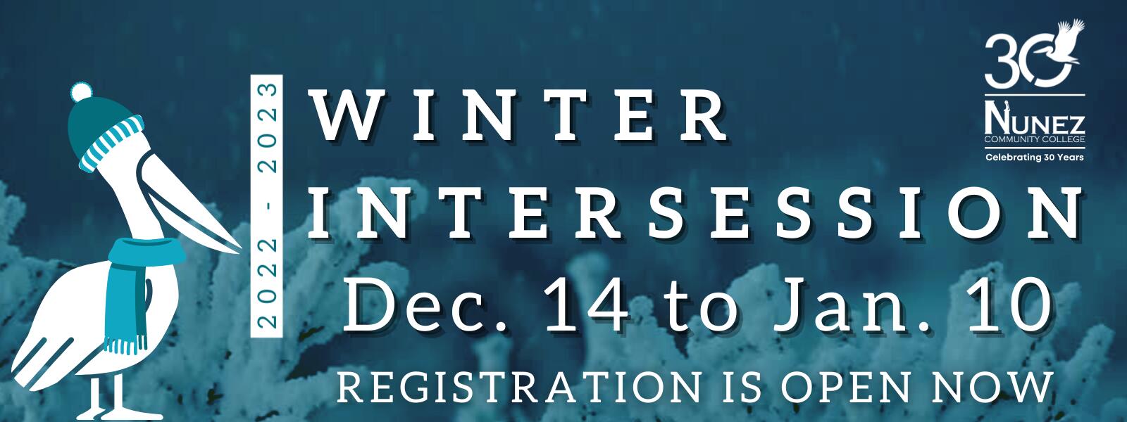 Register Now for Winter Intersession - Click Here to See our Admissions Steps