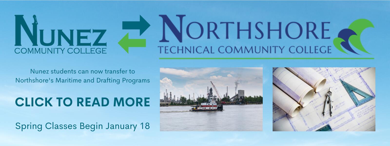 Nunez and Northshore sign MOU Agreement:  Click Here for More Information