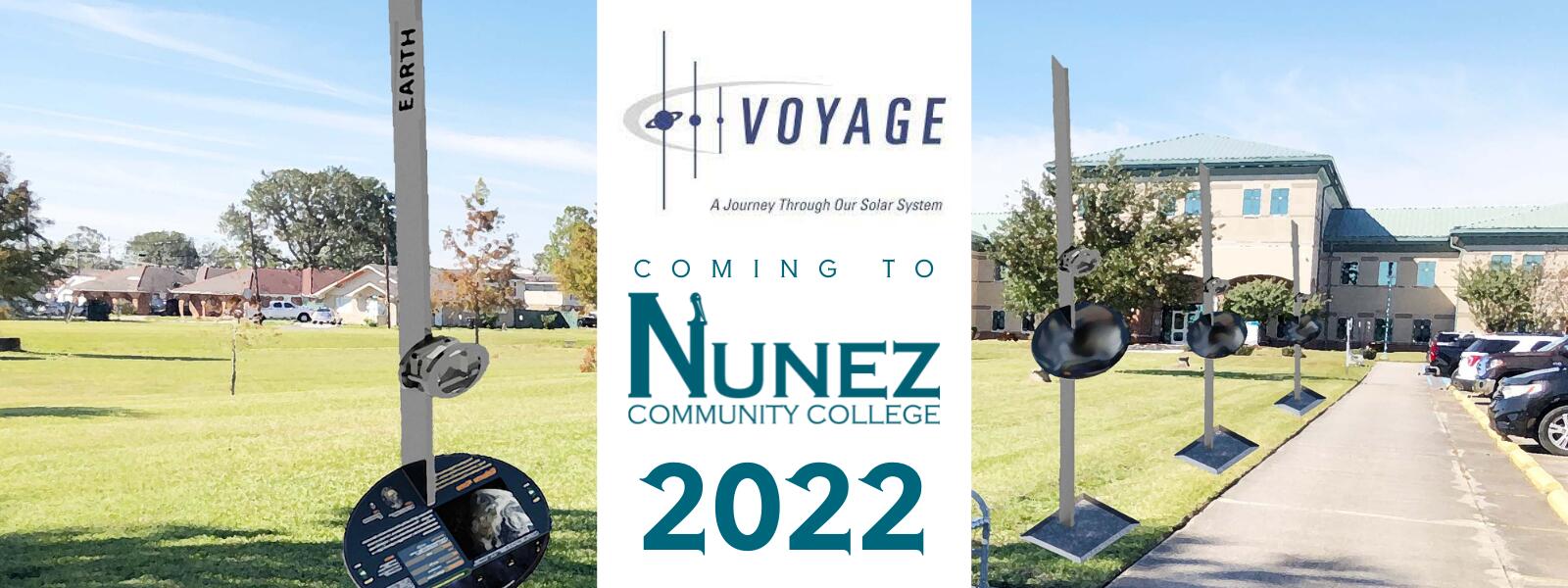 Conting to Nunez 2022:  Voyage - A Journey Through Our Solar System:  Click Here for More Information.